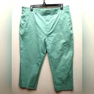 Vineyard Vines Men's 40xU Teal Chino Pants Vintage Flat Front